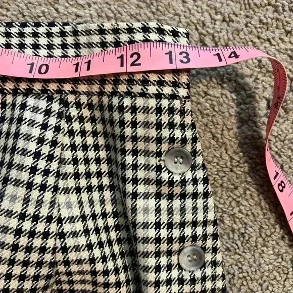 Calvin Klein vintage plaid wool silk skirt women’s size 8 - Picture 5 of 9